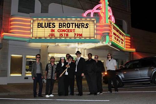 Chehalis Theater with the Blues Brothers
