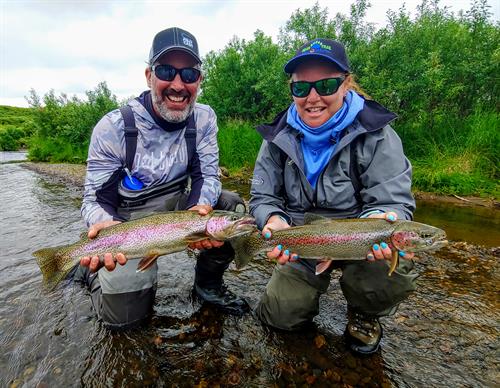 Fly-in rainbow trout, Bristol Bay, Alaska