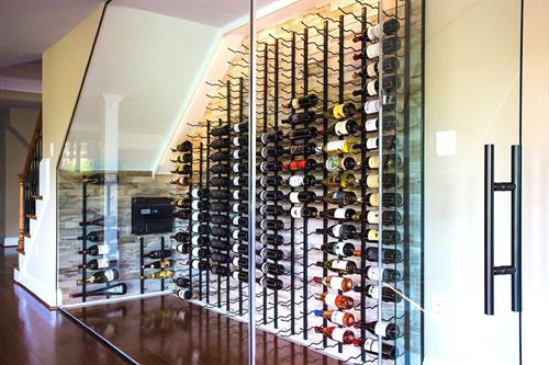 Wine Cellar under stairway