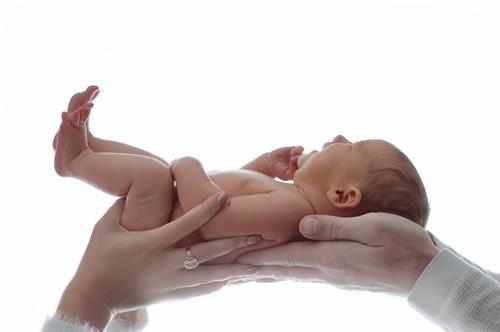 Virginia Newborn Studio – Baby in Parents’ Hands