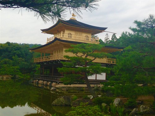 Kinkaku-ji, the Golden Pavilion in Kyoto. Japan is close to my heart after living there.