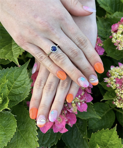Beautiful nail art by Erika!