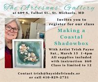 Making A Coastal Shadowbox with Artist Trish Payne