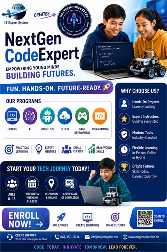 Youth Computer, AI, Robotics and Game Programming
