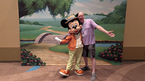 Mickey Mouse & Tim from Crfuise Planners UDreamIt at Disney Specialist training