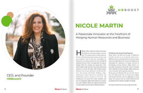 Nicole Martin: A Passionate Innovator At The Forefront Of Merging Human Resources And Business
