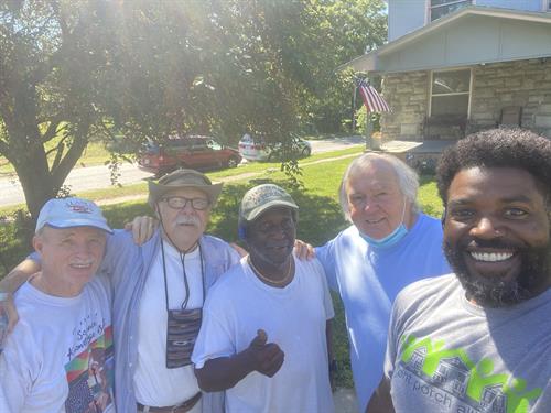 A splendid selfie of our Minor Home Repair Crew and Donald Paul, our Community Engagement Coordinator.