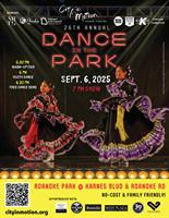 26th Anniversary of Dance in the Park is Saturday, September 6, 2025