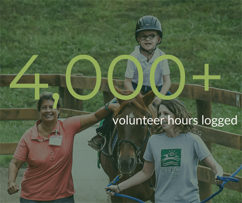 4000+ volunteer hours are logged each year