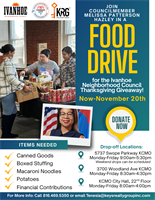 Ivanhoe Neighborhood Council - Thanksgiving Food Drive