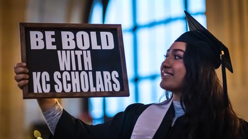 Be Bold, Be You, Be KC Scholars. 