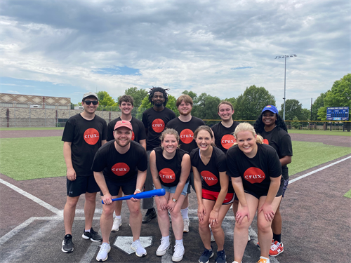 Volunteering with our interns at Kanbe's Markets' wiffle ball tournament
