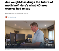 Pharmacy of Grace interview for in-depth weight loss story on KSHB