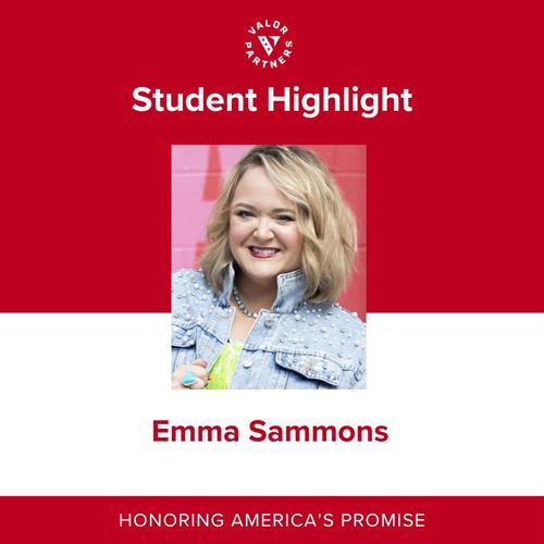 Student Highlight - Emma Sammons, VPF Ambassador