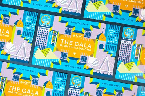 KVC Gala, Night of Illusions - Branding/Illustrations