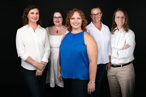 Futureful Team (from left to right: Tara Clevenger, Ellen Creed, Jaime Aguirre, Karen Willey, Amber Thumann)