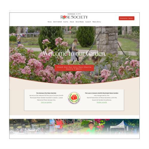 KansasCityRoseSociety.org | Web Design