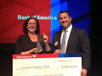 Jackson County CASA was selected as a 2015 Neighborhood Builder by Bank of America.