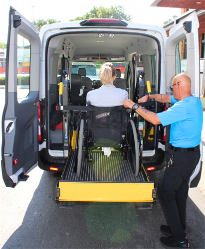 The Whole Person offers non-emergency medical transportation with fully accessible vehicles.