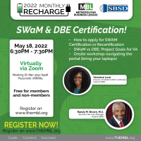 Virtual RECHARGE - SWaM/DBE Certification Tutorial 