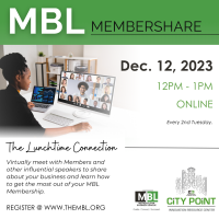 MBL Member Share Virtual Event - Creating Habits to Thrive
