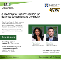 Seminar - A Roadmap for Business Owners for Business Succession and Continuity