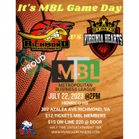 Richmond Roadrunners Basketball Game~MBL Member Night