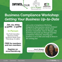 Empower Hour Series- The Business Compliance Workshop "Getting Your Business Up to Date"