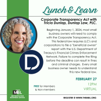 Lunch and Learn - Corporate Transparency Act