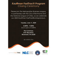 Richmond Kauffman FastTrac Program - Pitch Competition and Graduation Ceremony!