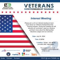 Veterans Entrepreneurship Training Program Interest Meeting 2024