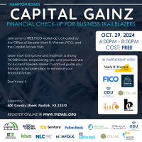 Hampton Roads Capital Gainz - Financial Check-Up for Business Trailblazers