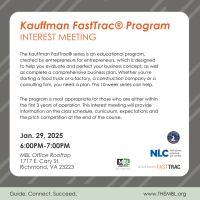 Kauffman FastTrac® Program Spring 2025 Interest Meeting (in-person)