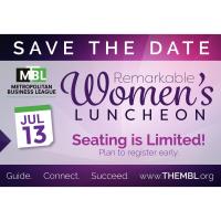 Remarkable Women's Luncheon July 2017