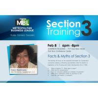 Section 3 Training -  Facts and Myths of Section 3