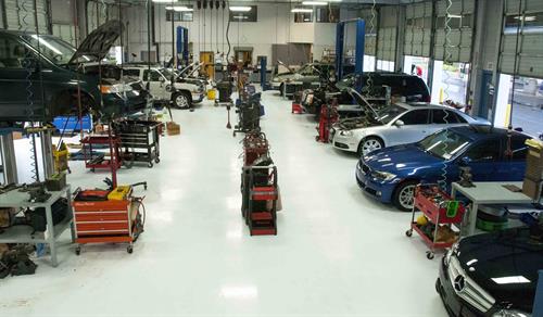 Ron's Automotive Cascade Park Shop Area Ron's Automotive Cascade Park Shop Area