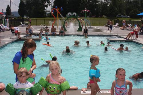 heated pool