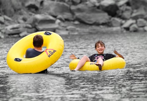 Floating in the Creek