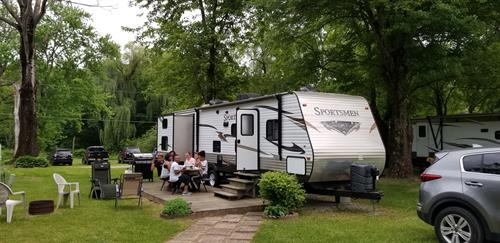 Want to try camping?  We have fully outfitted Deluxe RV Rentals!