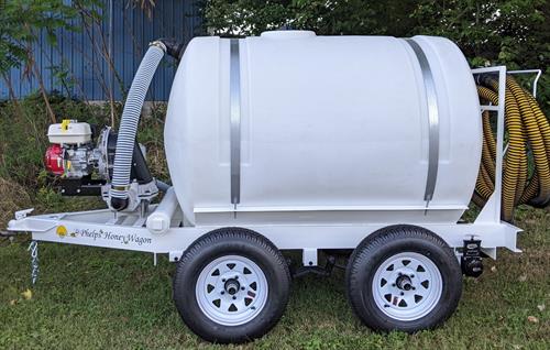 500GH honey wagon with industrial 3 inch pump