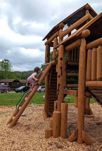 3 Tower Playground & Fenced Tiny Tot Play Area