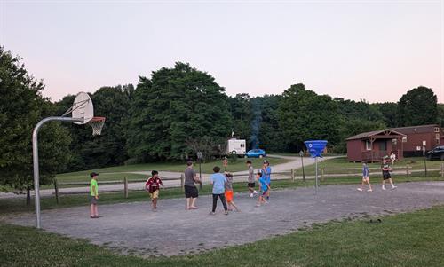 Basketball, Volleyball, Tetherball