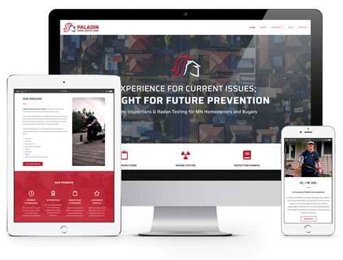 Web Design - Paladin Home Inspections Web Design - Paladin Home Inspections