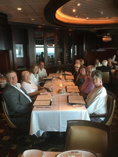 Crickety Cruise group cruise, specialty dining (RCCL)