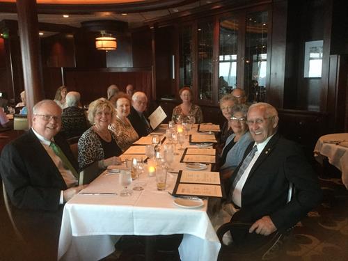 Cricket Cruise group cruise, specialty dining (RCCL)