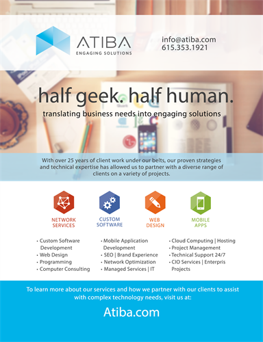 Atiba Nashville Software Development and IT Services