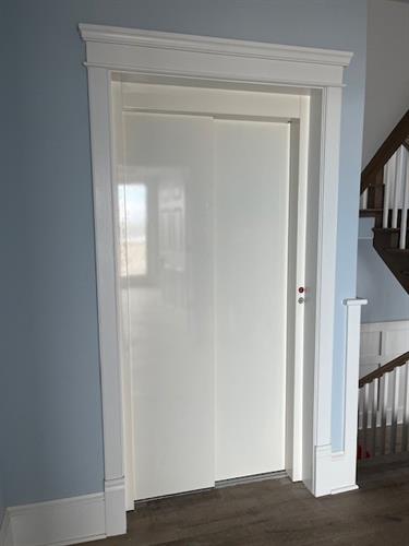 White Side Slide Elevator Doors