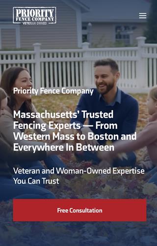 Priority Fence Company Website