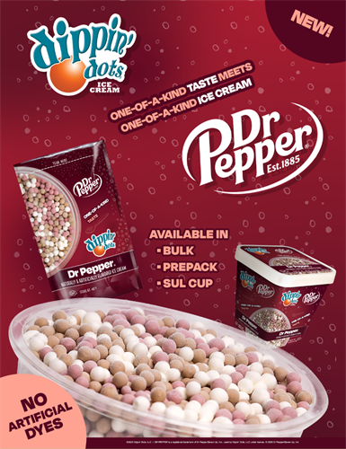 NEW Flavor! Dr. Pepper! No artificial dyes or coloring.  All product types