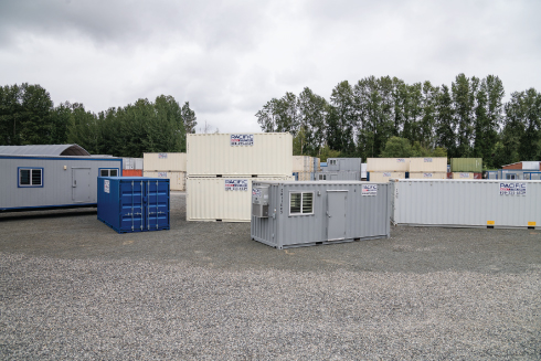 Containers and Ground Level Offices